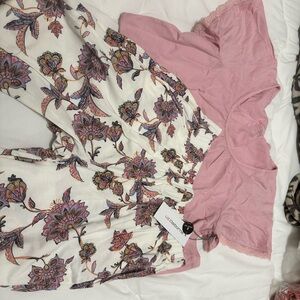 Liz Claiborne Dusty Rose Sleep Set - XS